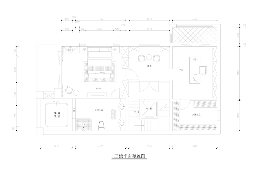 负三楼平面图